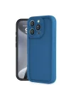 Mey İthalat®   iPhone 16 Pro Kılıf Viera Silikon - Mavi