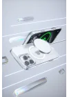 Mey İthalat®   iPhone 16 Pro Max Gleam PC Sert Magsafe Kılıf - Şeffaf