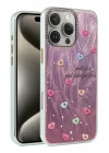 Mey İthalat®  iPhone 16 Pro Max Kılıf Blade Aynalı Desenli Kapak - Desen 8