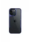 Mey İthalat®   iPhone 16 Pro Max Kılıf Boyi Silikon Kapak - Lacivert