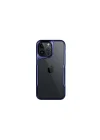 Mey İthalat®   iPhone 16 Pro Max Kılıf Boyi Silikon Kapak - Lacivert