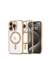 Mey İthalat®   iPhone 16 Pro Max Kılıf Kross Magneticsafe Kapak - Çöl Titanyum