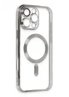 Mey İthalat®   iPhone 16 Pro Max Kılıf Kross Magneticsafe Kapak - Titan Gri