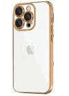 Mey İthalat®   iPhone 16 Pro Max Kılıf  Lensli Silikon - Desert