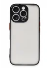Mey İthalat®   iPhone 16 Pro Max Kılıf Montreal Silikon Kapak - Siyah