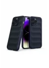 Mey İthalat®   iPhone 16 Pro Max Kılıf Optimum Silikon - Lacivert
