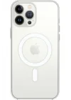 Mey İthalat®   iPhone 16 Pro Max Kılıf Pc Real Magsafe Kapak - Şeffaf