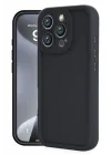 Mey İthalat®   iPhone 16 Pro Max Kılıf Viera Silikon - Siyah