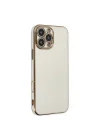Mey İthalat®   iPhone 16 Pro Max Kılıf Volet Silikon - Beyaz