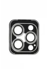 Mey İthalat®  iPhone 16 Pro Max PVD Metal Kamera Lens - Gümüş