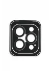 Mey İthalat®  iPhone 16 Pro Max PVD Metal Kamera Lens - Siyah