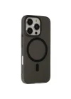 Mey İthalat®  iPhone 16 Pro Tuna PC Slim Magsafe Kapak - Siyah
