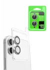 Mey İthalat®  iPhone 16 Raze Metal Kamera Lens - Beyaz