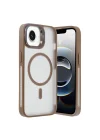 Mey İthalat®  iPhone 16E Flet Lens Magsafe Kapak - Gold