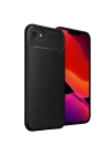 Mey İthalat®  iPhone 16E Kılıf Auto Focus Karbon Kapak - Siyah