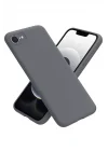 Mey İthalat®  iPhone 16E Kılıf First Silikon - Gri