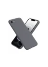 Mey İthalat®  iPhone 16E Kılıf First Silikon - Gri