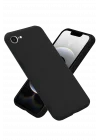 Mey İthalat®  iPhone 16E Kılıf First Silikon - Siyah