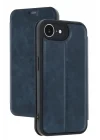Mey İthalat®  iPhone 16E Kılıf Flip Cover - Lacivert