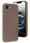 Mey İthalat®  iPhone 16E Kılıf Viera Silikon - Kahverengi