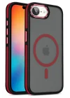 Mey İthalat®   iPhone 16E Winner Magsafe Kapak - Kırmızı
