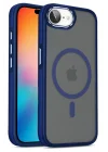 Mey İthalat®   iPhone 16E Winner Magsafe Kapak - Lacivert