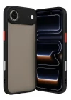 Mey İthalat®  iPhone 17 Air Kılıf Montreal Silikon Kapak - Siyah