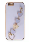Mey İthalat®  iPhone 6 Kılıf Esila Silikon - Lila