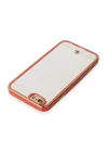 Mey İthalat®   iPhone 6 Kılıf Liva Lens Silikon - Kırmızı