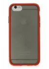 Mey İthalat®   iPhone 6 Kılıf Montreal Silikon Kapak - Kırmızı