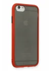 Mey İthalat®   iPhone 6 Kılıf Montreal Silikon Kapak - Kırmızı