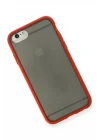 Mey İthalat®   iPhone 6 Kılıf Montreal Silikon Kapak - Kırmızı