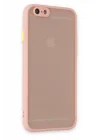 Mey İthalat®  iPhone 6 Kılıf Montreal Silikon Kapak - Pembe