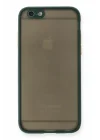 Mey İthalat®   iPhone 6 Kılıf Montreal Silikon Kapak - Yeşil