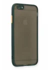Mey İthalat®   iPhone 6 Kılıf Montreal Silikon Kapak - Yeşil