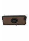 Mey İthalat®  iPhone 6 Kılıf Montreal Yüzüklü Silikon Kapak - Siyah