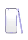Mey İthalat®   iPhone 6 Kılıf Platin Silikon - Lila