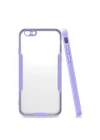 Mey İthalat®   iPhone 6 Kılıf Platin Silikon - Lila