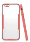 Mey İthalat®   iPhone 6 Kılıf Platin Silikon - Pembe
