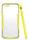 Mey İthalat®   iPhone 6 Kılıf Platin Silikon - Sarı