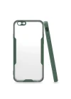 Mey İthalat®   iPhone 6 Kılıf Platin Silikon - Yeşil