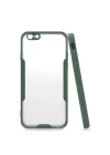 Mey İthalat®   iPhone 6 Kılıf Platin Silikon - Yeşil