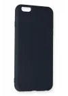 Mey İthalat®  iPhone 6 Plus Kılıf Nano içi Kadife Silikon - Lacivert