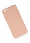 Mey İthalat®  iPhone 6 Plus Kılıf Nano içi Kadife Silikon - Pudra