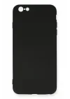 Mey İthalat®  iPhone 6 Plus Kılıf Nano içi Kadife Silikon - Siyah