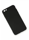 Mey İthalat®  iPhone 6 Plus Kılıf Nano içi Kadife Silikon - Siyah