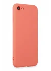 Mey İthalat®  iPhone 7 Kılıf First Silikon - Turuncu