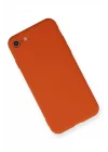 Mey İthalat®   iPhone 7 Kılıf Nano içi Kadife Silikon - Kırmızı