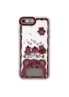 Mey İthalat®   iPhone 7 Kılıf Sweet Desenli Silikon Kapak - Pembe