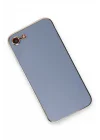 Mey İthalat®   iPhone 7 Kılıf Volet Silikon - Mavi